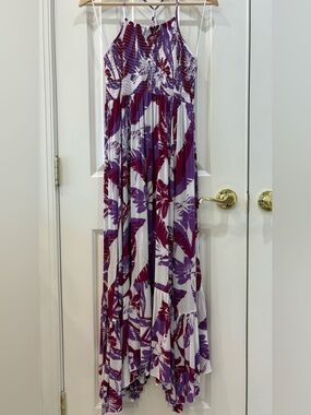 Free People Smocked Maxi Dress S 💜